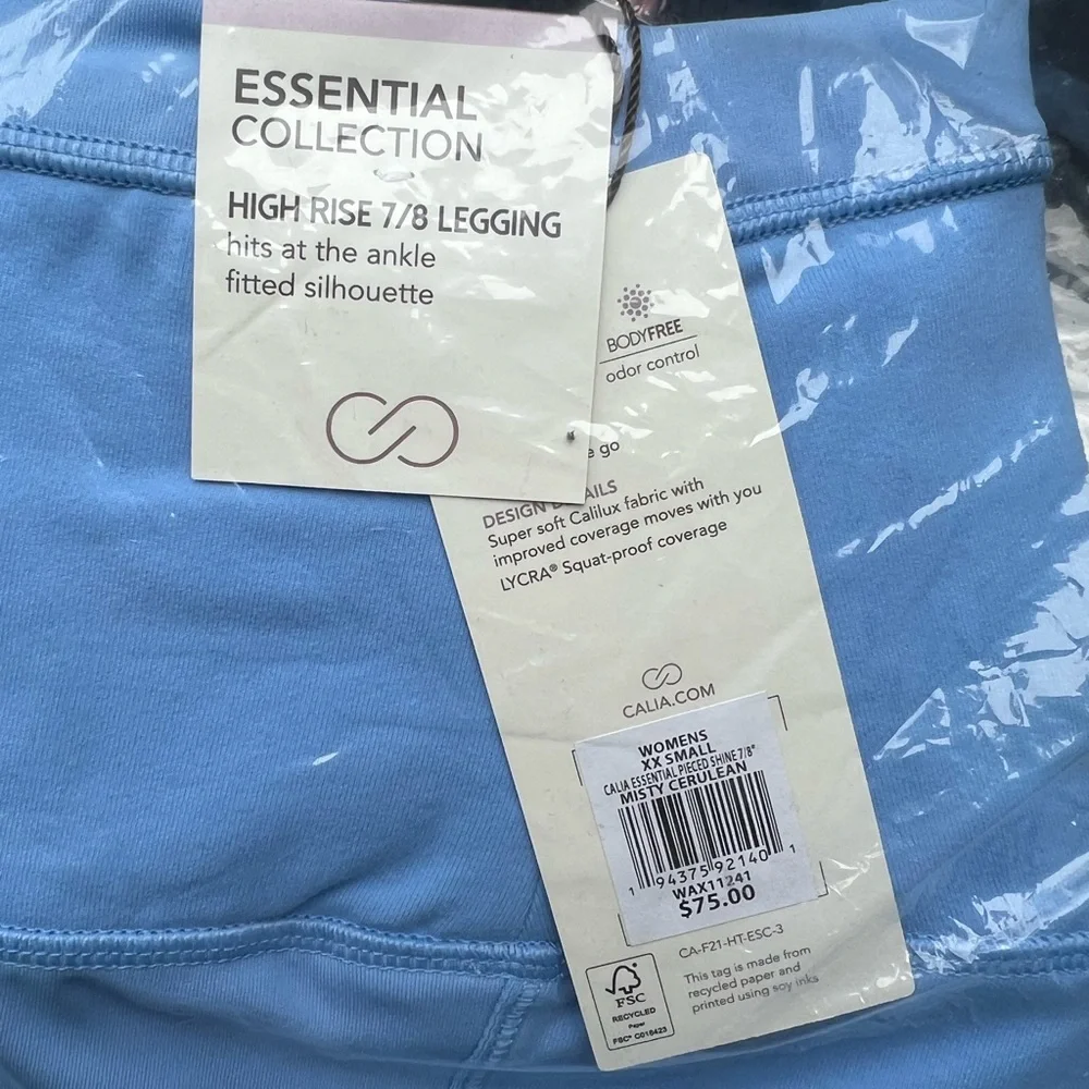 CALIA Women's Essential Shine 7/8 Leggings XXS - Picture 5 of 5